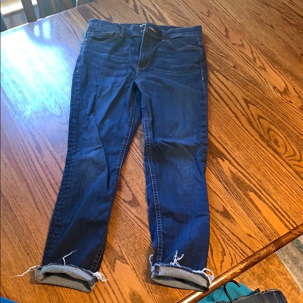 Express crop stretchy skinny jean